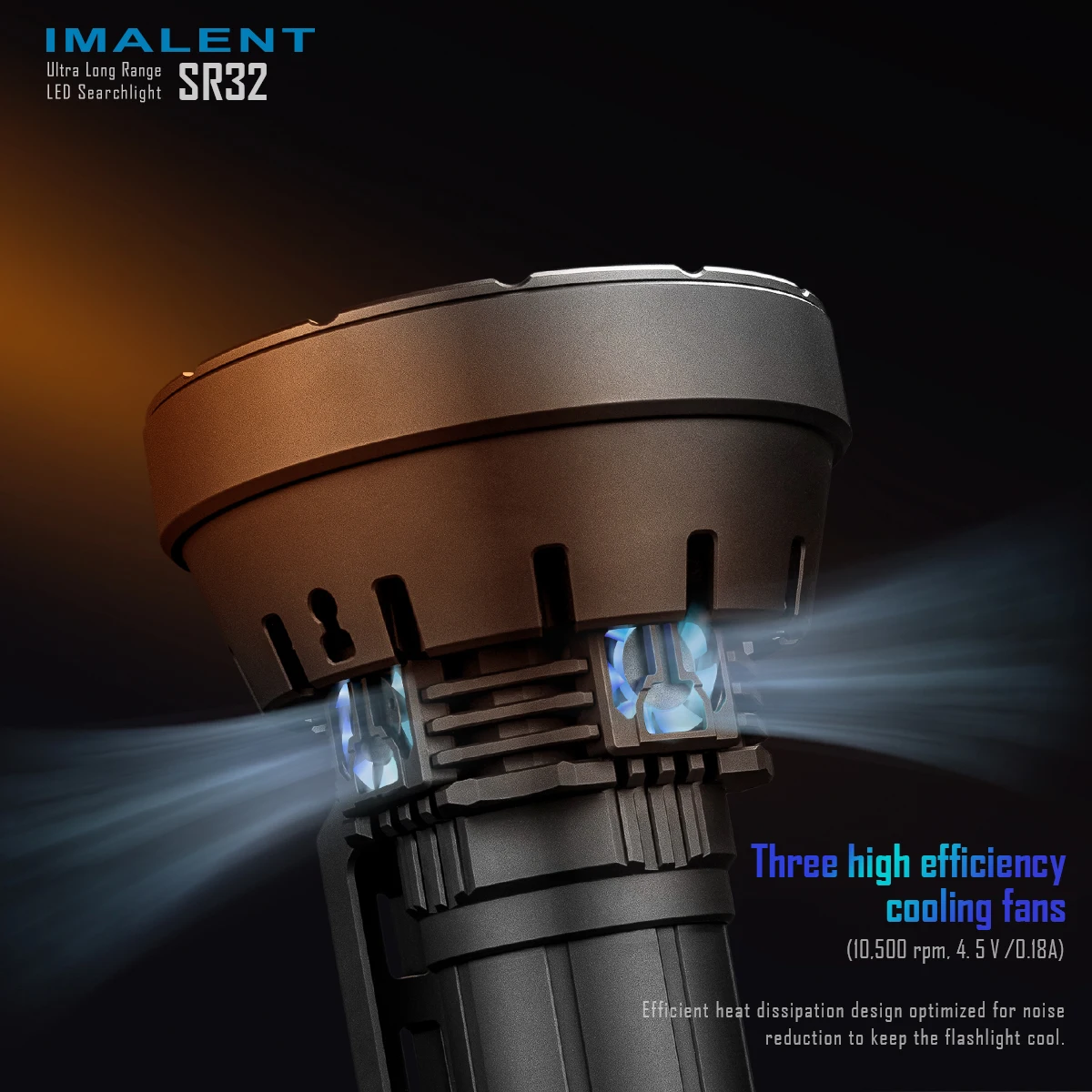 IMALENT SR32 120000 Lumens poderosa lanterna alta potência recarregável  profissional holofote com 32 pcs Cree XHP50.3 Hi Led
