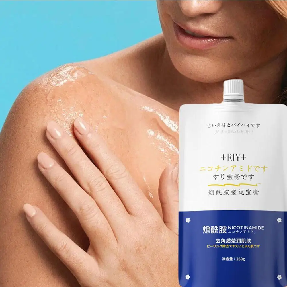 

Rubbing Mud Cream 250g Body Niacinamide Scrub Exfoliator Gentle Bath Scrubs For Smooth Skin Long Lasting Fragrance Arm U0K0