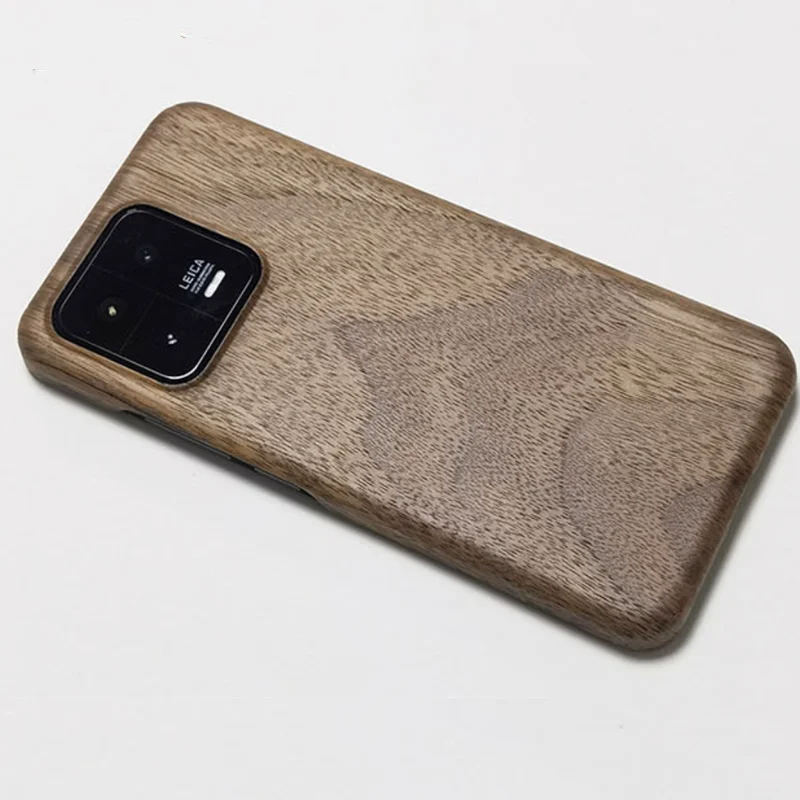 Capa Traseira de Madeira Real de Bambu para Xiaomi mi 13 13 Pro 13 Ultra 14 Pro 14 Pro Jacarandá Noz Madeira Luxo Fosco Difícil Capa Ultrafina - Image 2
