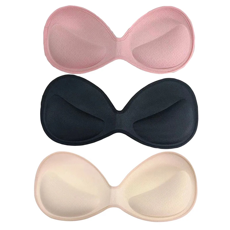 Thick Cotton Bra Pads Push Up Breast Enhancer Removeable Bra