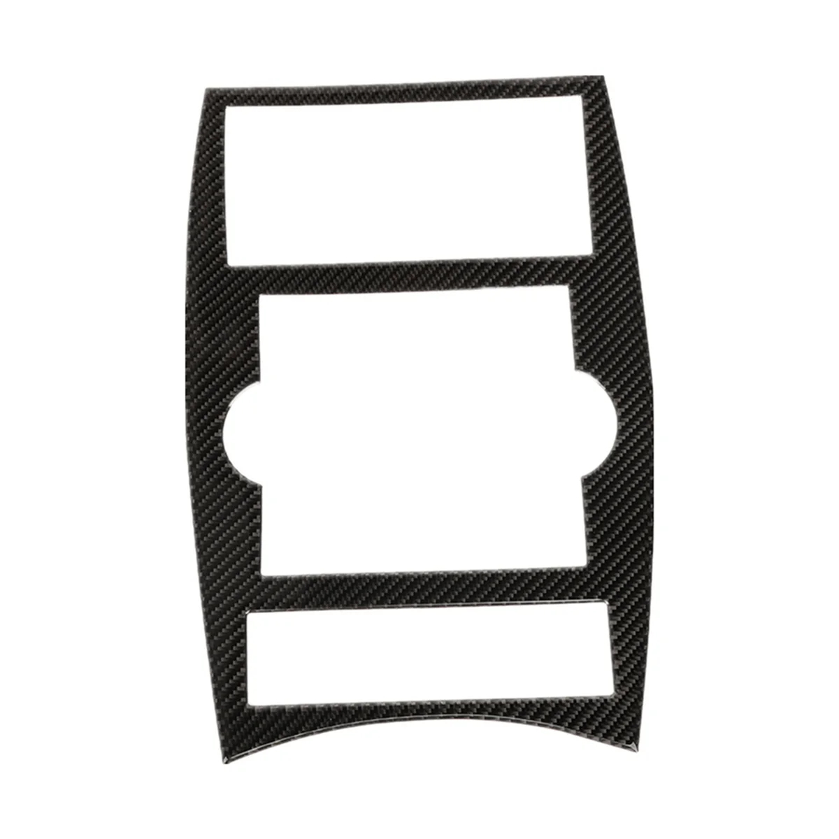 

For Jeep Commander 2006-2010 Carbon Fiber Car Central Control Navigation Panel Cover Trim Sticker Accessories