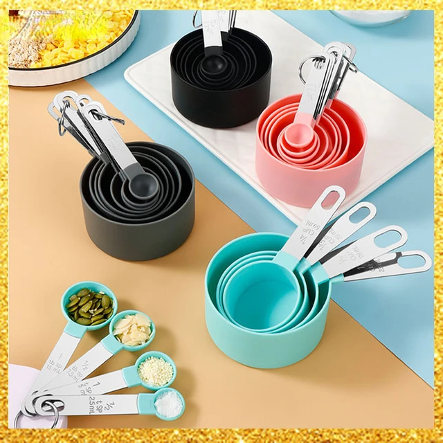 6/10 Piece Measuring Cups Kitchen Measuring Spoons Set Stainless Steel  Measuring Cup Spoon for Baking Cooking Measuring Tools - AliExpress