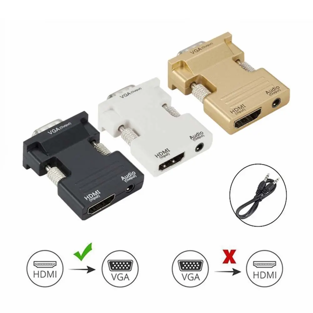 

HDMI to VGA Digital To Analog HDMI Adapter HDMI to VGA Converter HDMI to VGA Cable HDMI Female to VGA Male HDMI to VGA Adapter
