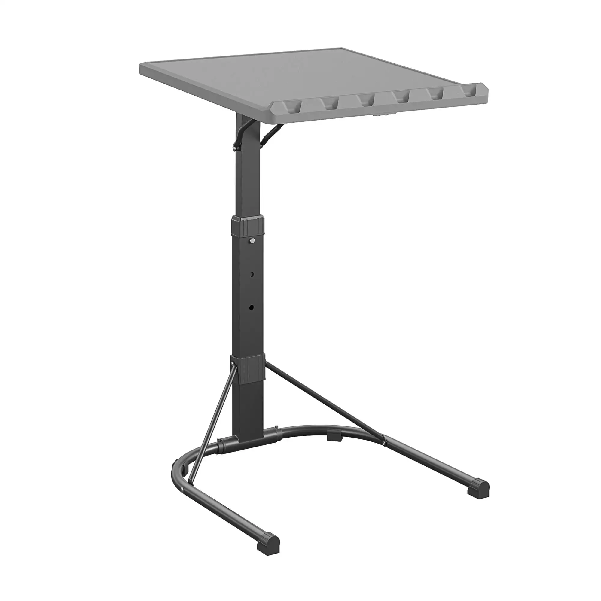 

Multi-Functional Personal Folding Activity Table, Gray, Adjustable Height, Portable Workspace, Great for Snacking & Homework