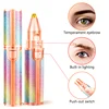 2 in 1 Electric Eyebrow Trimmer Makeup Painless Eye Brow Epilator Shaver Razors Portable Facial Hair Remover Lady depilator 4