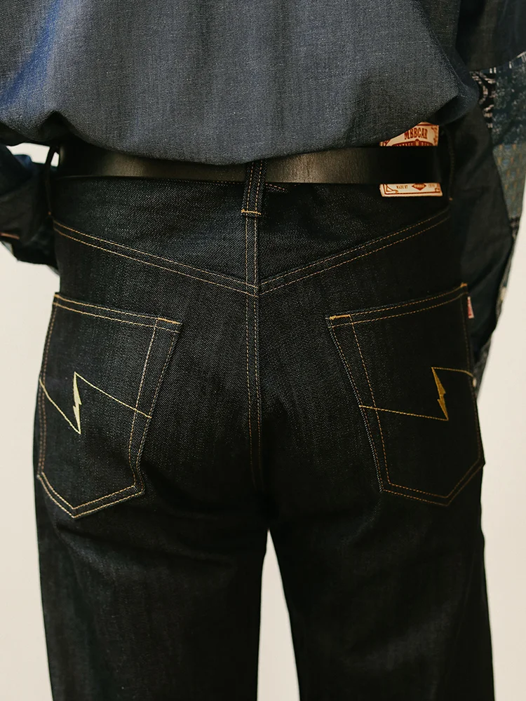 오리지널 디자인 아메리칸 레트로 데님 청바지 좁은 스트레이트 레그 오리지널 ..