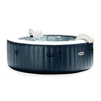 Spa Set with Fiber-Tech Construction Hard Water Treatment Energy Efficient Cover LED Light Luxurious Relaxation Experience 1
