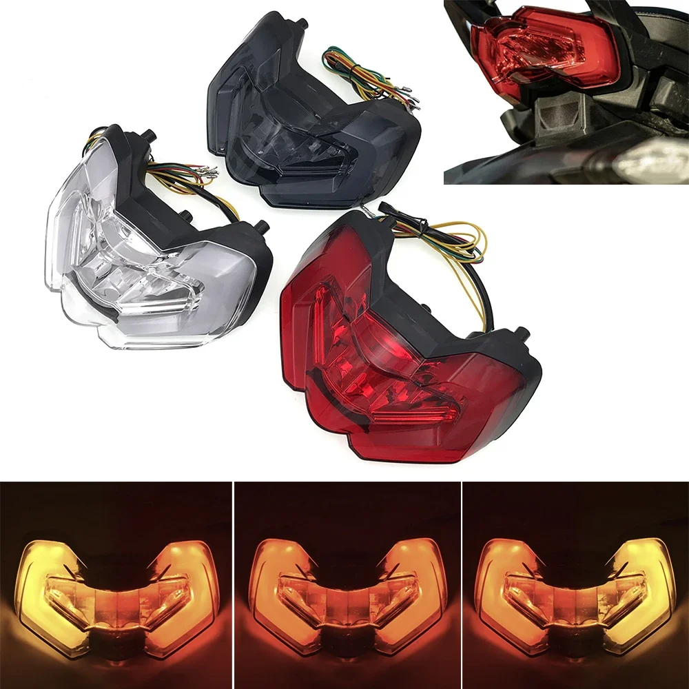 Moto LED Luce Freno di Coda Segnale di Girata Lampada Integrata Fanale Posteriore Per DUCATI Multistrada V4S V4 S 1100 950 2021 2022 2023