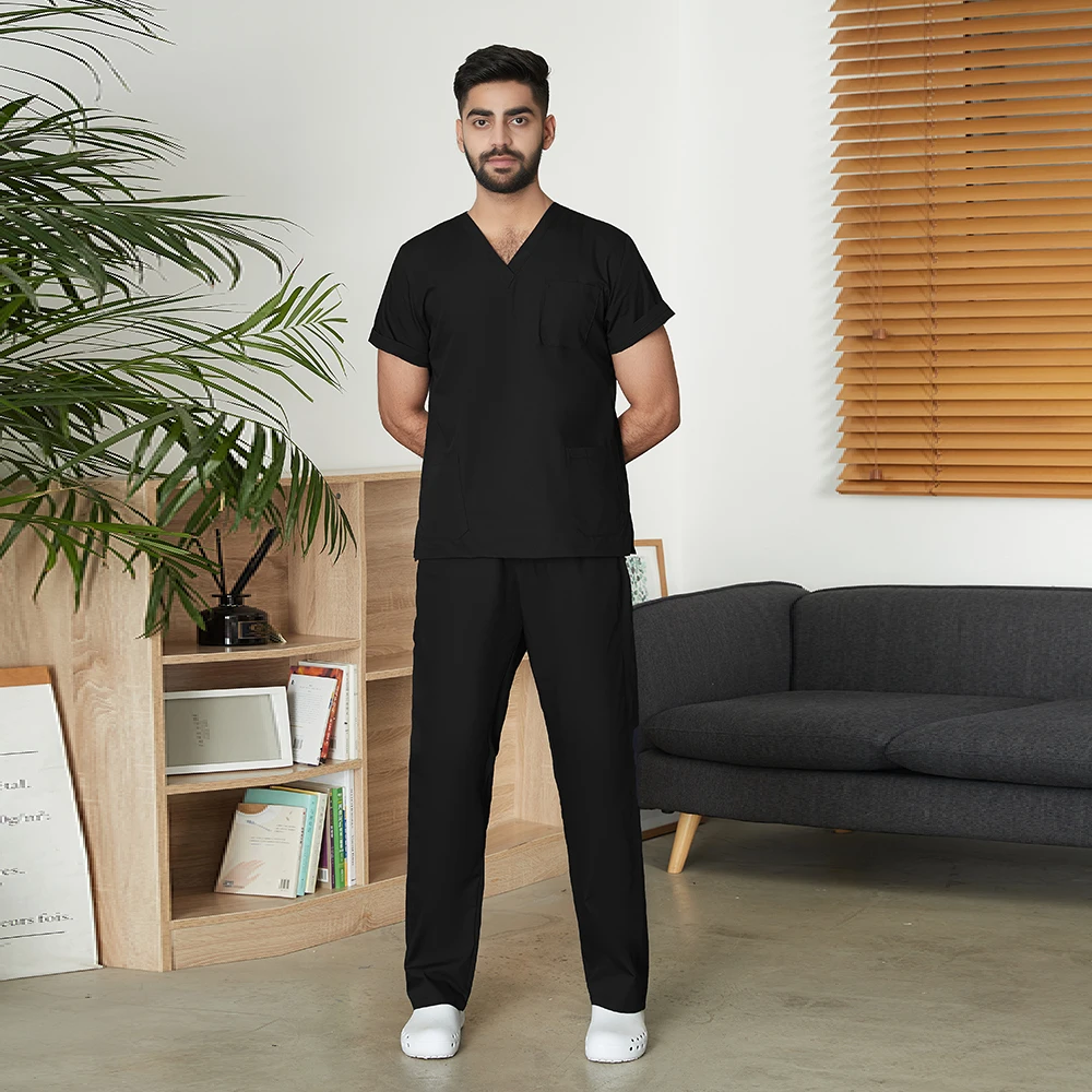 Medical Uniform Outdoor Work Surgical Uniform Unisex Pet Grooming Clinic Nurse Doctor