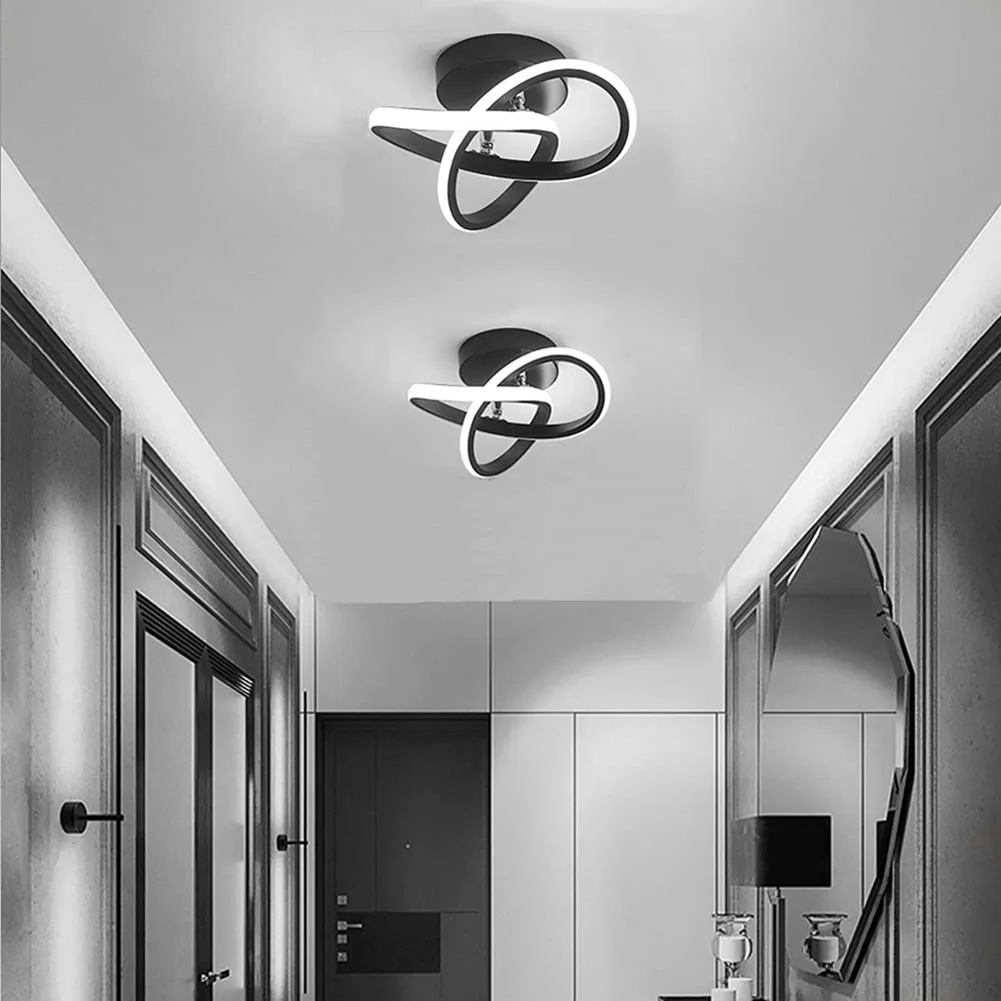 Plafonnier LED Monté en Surface avec Design Moderne pour Chambre à Coucher Éclairage d’Intérieur, Luminaire Décoratif d