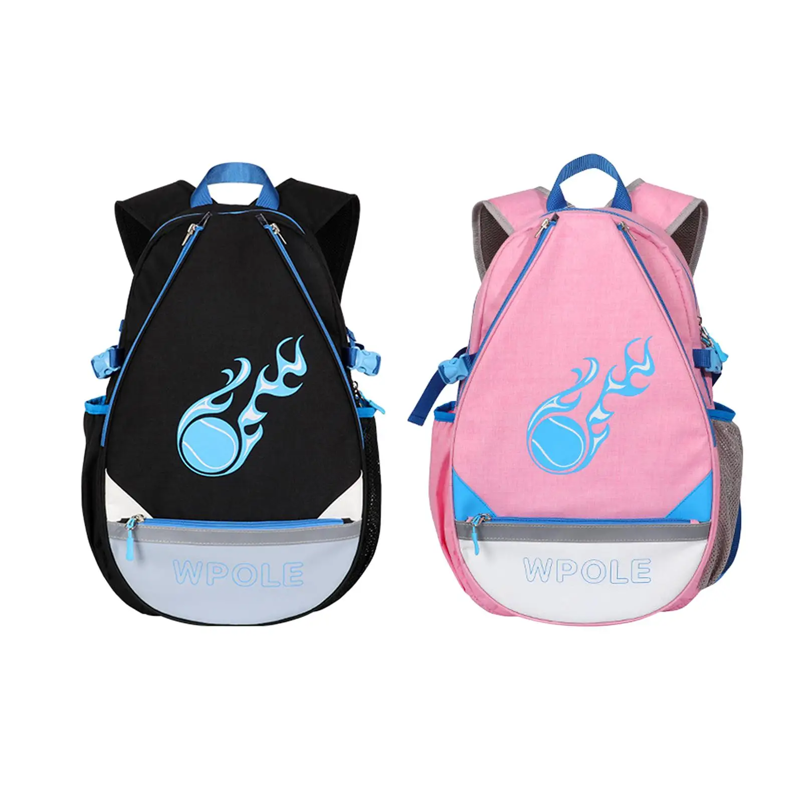 Tennis Bag Accessories Storage Pocket Waterproof Badminton Bag Sports Backpack for Men Women Tennis Badminton Beginners Ladies