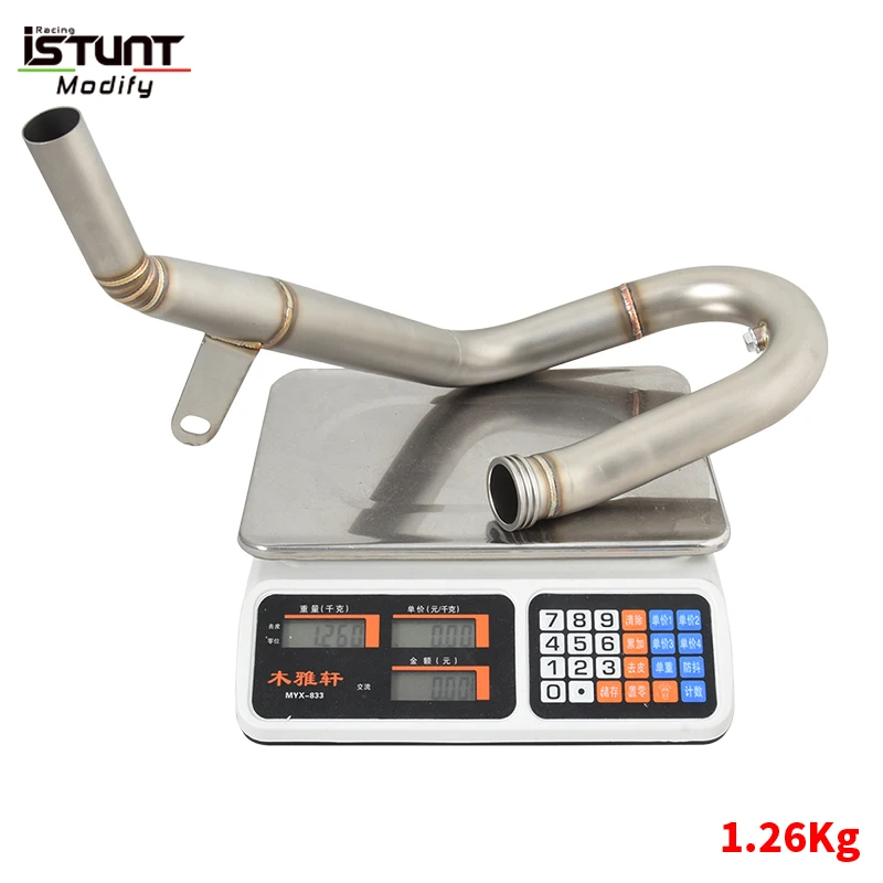 Slip On For KTM 250 300 EXC TPI SX XC 2017 2018 2019 Motorcycle Exhaust Escape Moto Front Mid Link Pipe Connect Original Muffler - Image 3