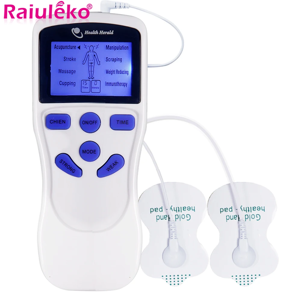 

8 Mode Electrostimulator TENS Massager Electric EMS Muscle Stimulator Acupuncture Low Frequency Nerve Digital Therapy Machine