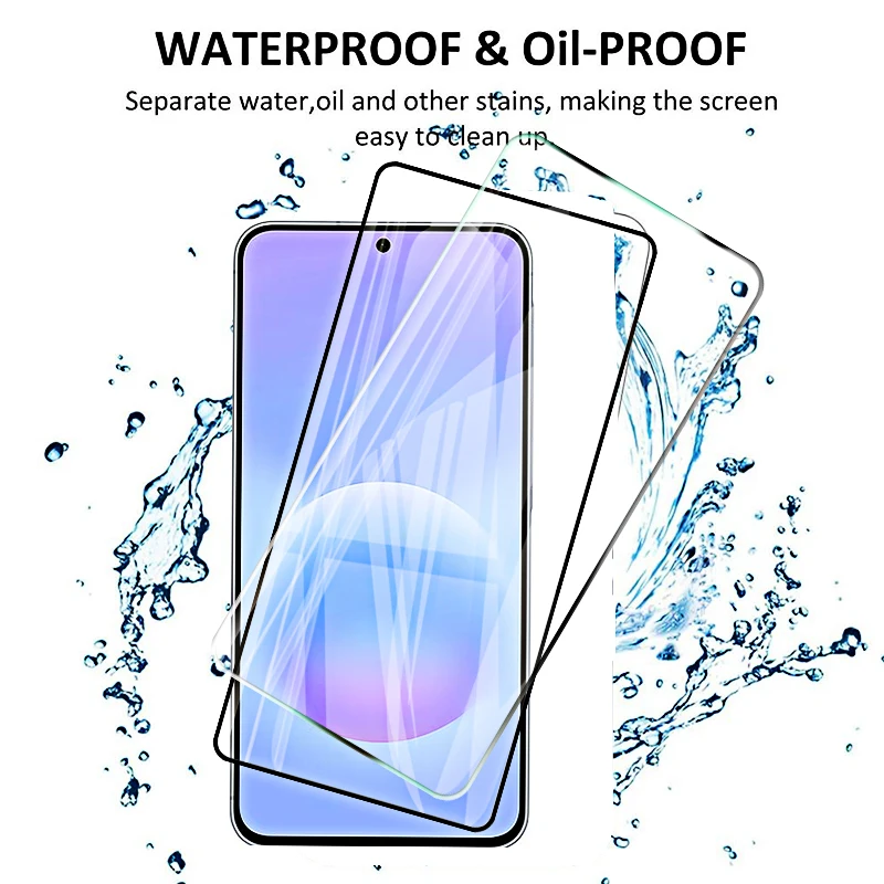 Premium Tempered Glass & Soft Film Full Cover Screen and Camera Protector