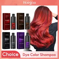Instant Dye Shampoo DIY Hair Dye Natural Black Color Repair Gray White Hair Non-Irritating Hair Coloring Shampoo For Men Women