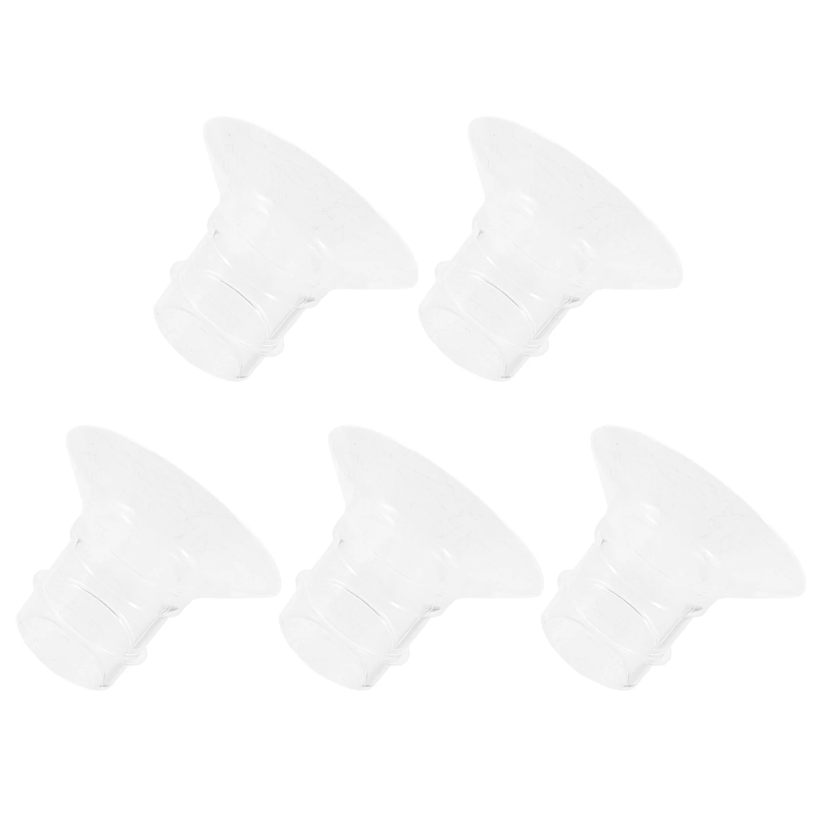 5 Pcs Wearable Breast Pump Horn Size Converter Flange Inserts for Replacement Silicone Comfortable 17mm Parts Mother