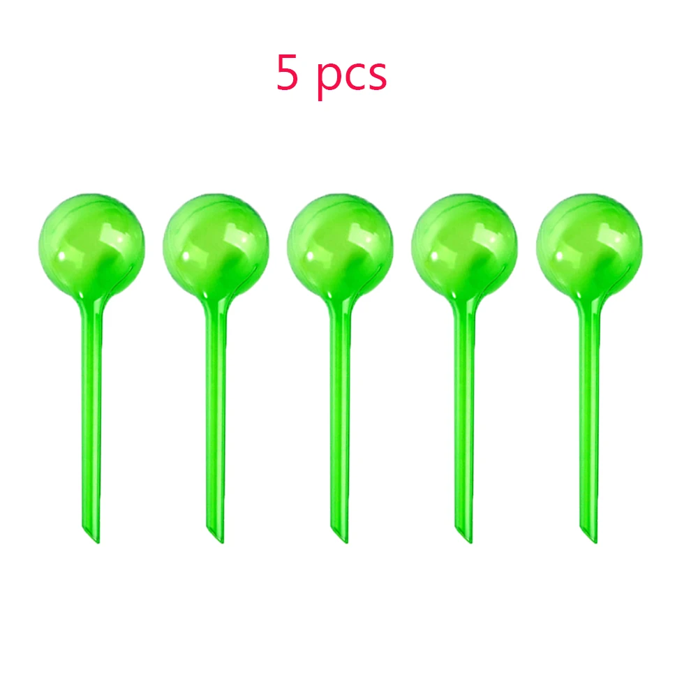 1/3/5 pcs Automatic Plant Self Watering Water Feeder Plastic Ball Outdoor Flowers Water Cans Flowerpot Drip Irrigation Device 