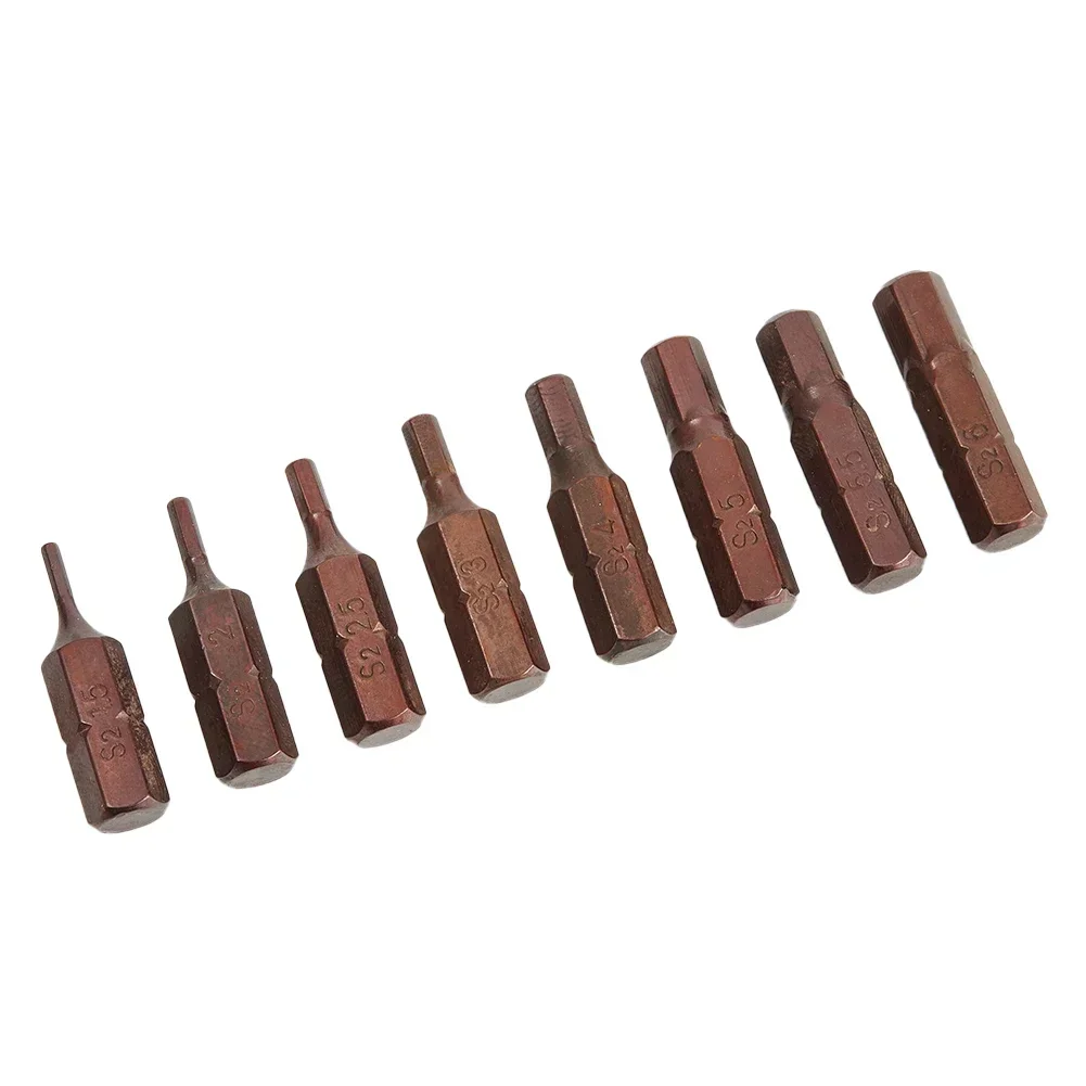 Screwdriver Set Magnetic Screwdriver Bits Hex Sockets Set Magnetic Screwdriver Set Precision Screwdriver Set Magnetic Screwdriver Bit Set 8Pcs PH/Torx Star Screwdriver Bits 25mm Hex Shank Security Magnetic Driver Bit Electric Screwdriver Bit Tool Set