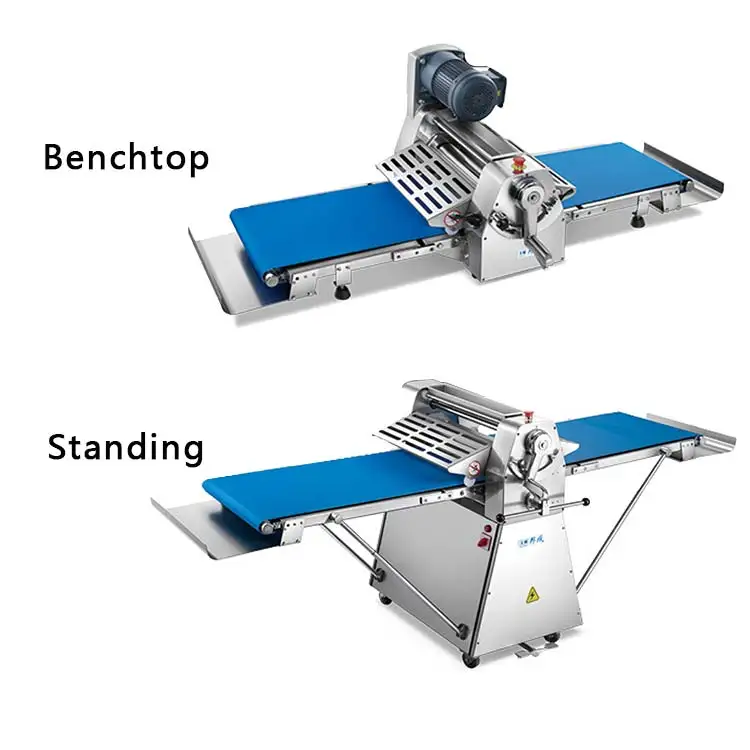 Good Quality Croissant Dough Sheeter Standing Type Dough Sheeter Electric Automatic Lower Prices