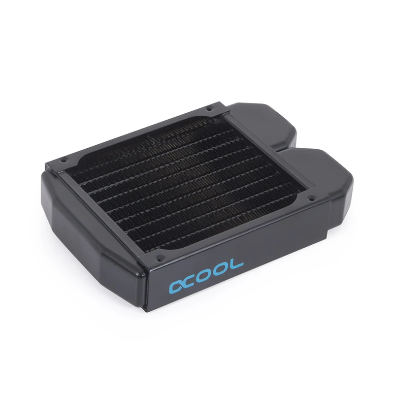 Alphecool-full Copper Radiator For Computer Liquid Loop Build Water Cooling System Nexxos St25 92 mm 132x92x25 mm - Imagem 3
