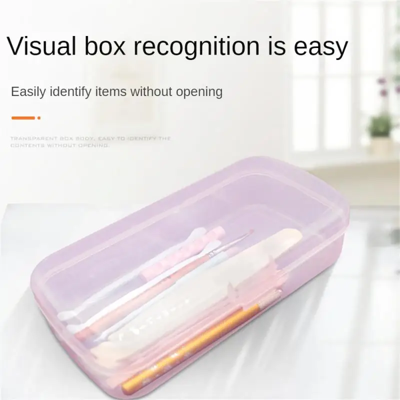 

Clean The Storage Box Convenient Storage Efficient Sterilization Portable Design Popular Clean And Tidy Fashion Trend Nail Tools