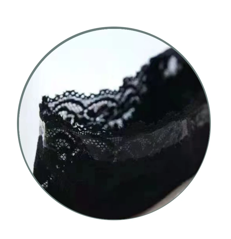 Description Picture 5 of item5 Pairs of WOMEN'S Spring/summer Sweat Absorbing Deep Necked Silicone Anti Slip Thin Cherry Blossom Lace Boat Socks