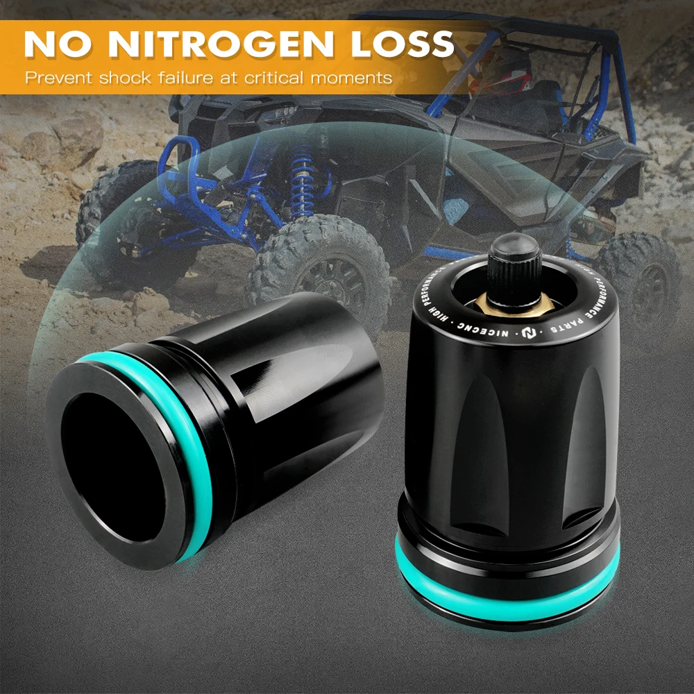 Stickstoff-Aufhängungsbehälter-Endkappen für UTV ATV-Stoßdämpfer Polaris RZR 800S 900/1000S Honda Yamaha Can AM Kawasaki Arctic Cat – Detail 5