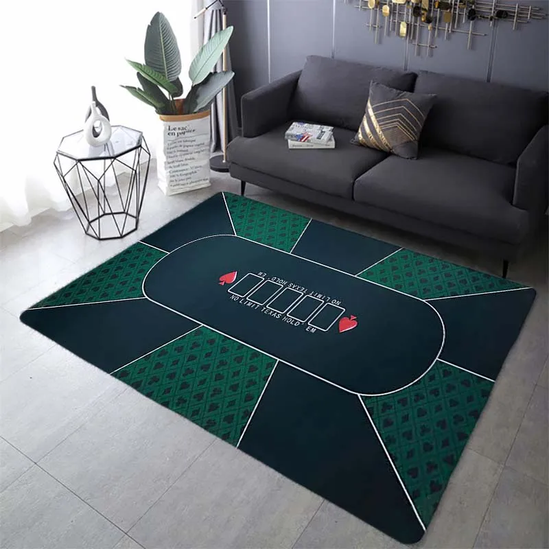 Tavolo Da Poker Tappeto Stampato Tavolo Da Gioco Soggiorno Camera Da Letto Tappeto Di Grandi Dimensioni Tappeto Da Tavolo Tappetino Antiscivolo Decora