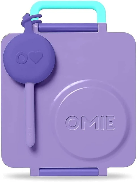 OmieBox Deluxe Bundle Set - Insulated Bento Lunch Box with Thermos PLUS  Reusable Fork and Spoon with Case - (Purple) - AliExpress
