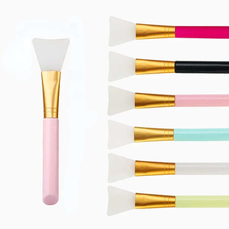Makeup Brush Beauty silicone mask brush Soft head silicone brush adjusting stick Homemade mask mud tool