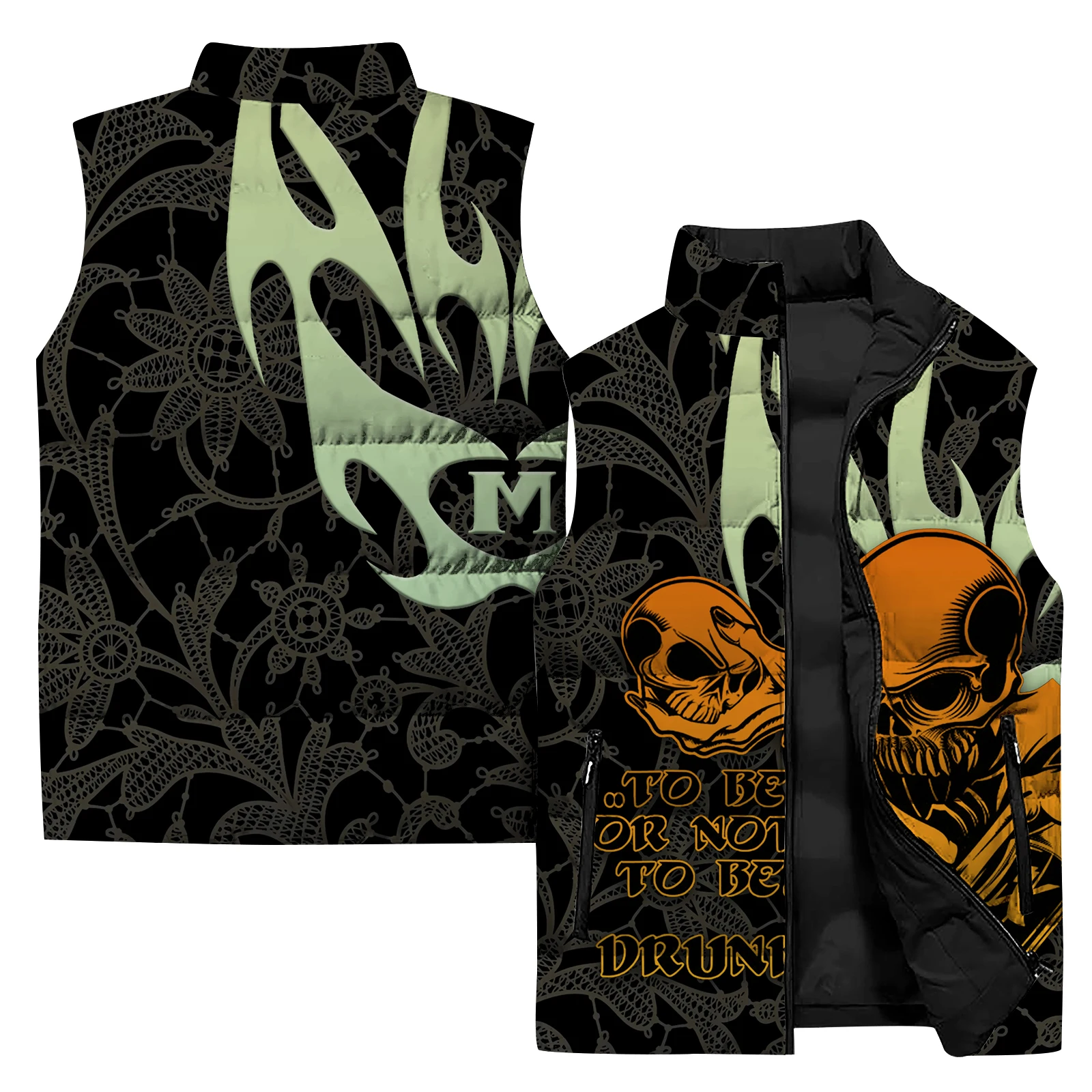 thumbnail image 1 of Chaqueta con estampado 3D para hombre, chaqueta para acampar al aire libre, todoterreno, informal, con cremallera y cuello alto, para otoño e invierno, 1 of 5