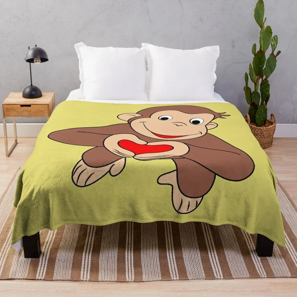 Wilny George Is All Heart Throw Coperta Divano Trapunta Singolo Divano Gigante Coperte Extra Large