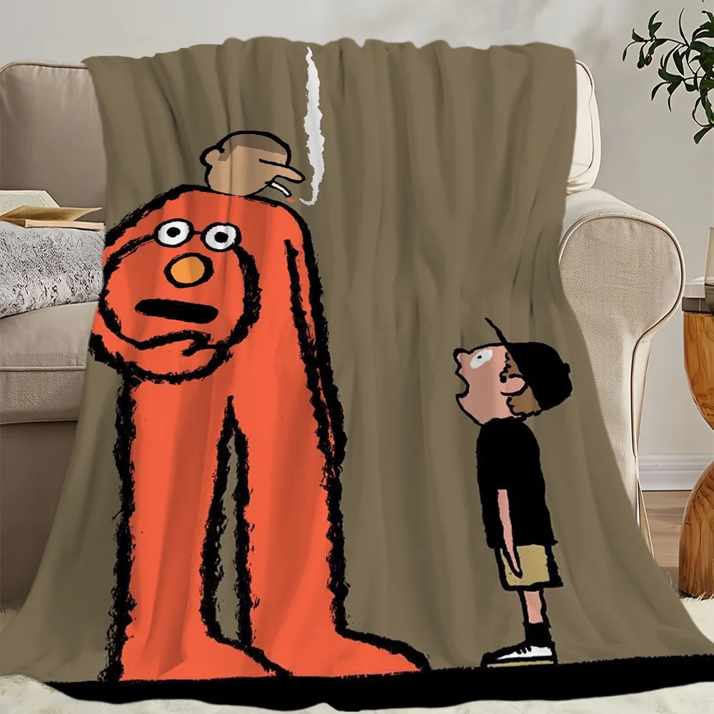 Art J-Jean J-Jullien Printed comfortable and soft sofa, living room bed, bedroom blanket suitable for travel and gifts 6