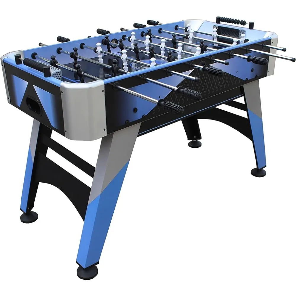 

Playmobil Soccer Tables Arcade Table Soccer for Game Rooms Blue/Silver/Black Mini Bedside Table Kicker Footbal Footballs Kluster