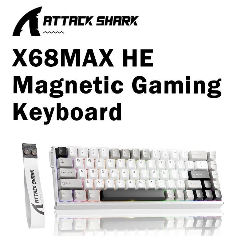 ATTACK SHARK X68MAX HE 有線マグネティックキーボード 0.005mm
