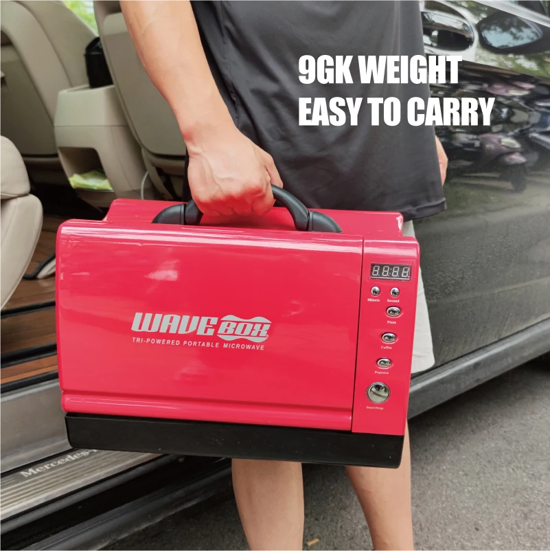 AC100-240V DC12V/24V 7L Portable Food Heater Microwave Oven For Car/Truck/Camping/RV 2