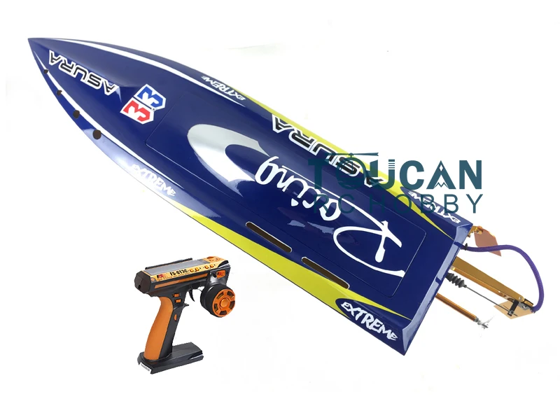 DT H750 Fiber Glass Electric Racing RTR 70km/h High-Speed RC Boat W/ Motor Servo ESC Battery THZH0032-SMT7 2