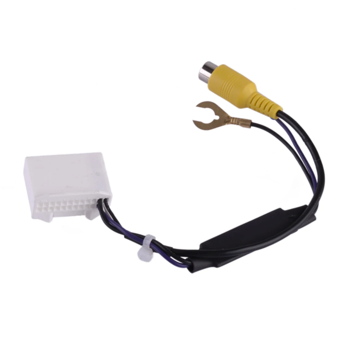 

24 Pin Rearview Backup Reverse Camera Video Output Adapter Wiring Cable Fit for Toyota