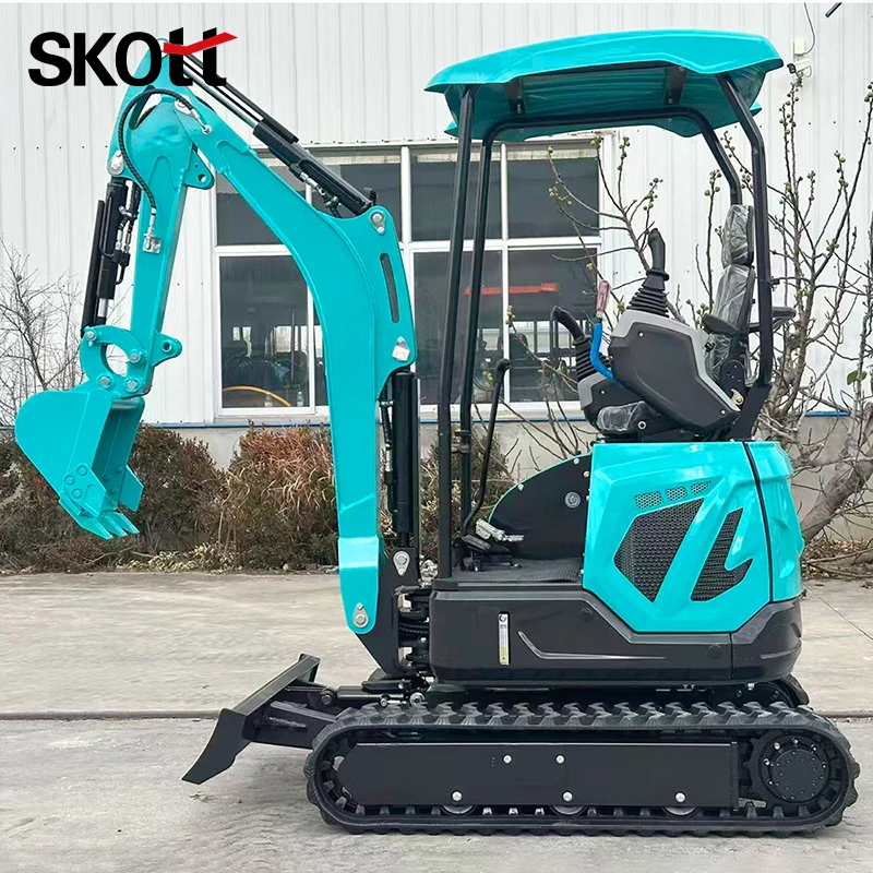 【Marke】1,8-Tonnen-Minibagger mit Kabine, CE EURO5 EPA Diesel-Raupenbagger für Landwirtschaft und Bauwesen, kundenspezifische Anbaugeräte