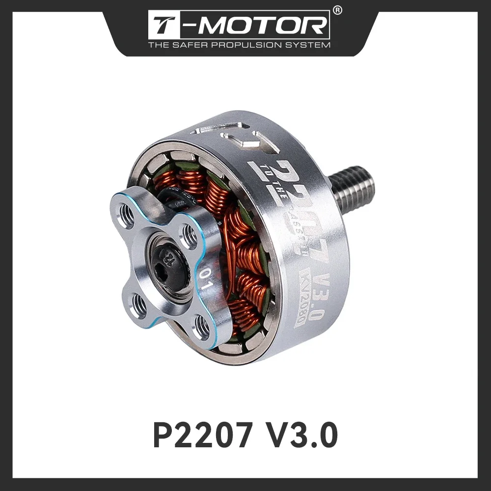T-MOTOR P2207 V3.0 Moteur Drone FPV 5 pouces 4-6S KV1750