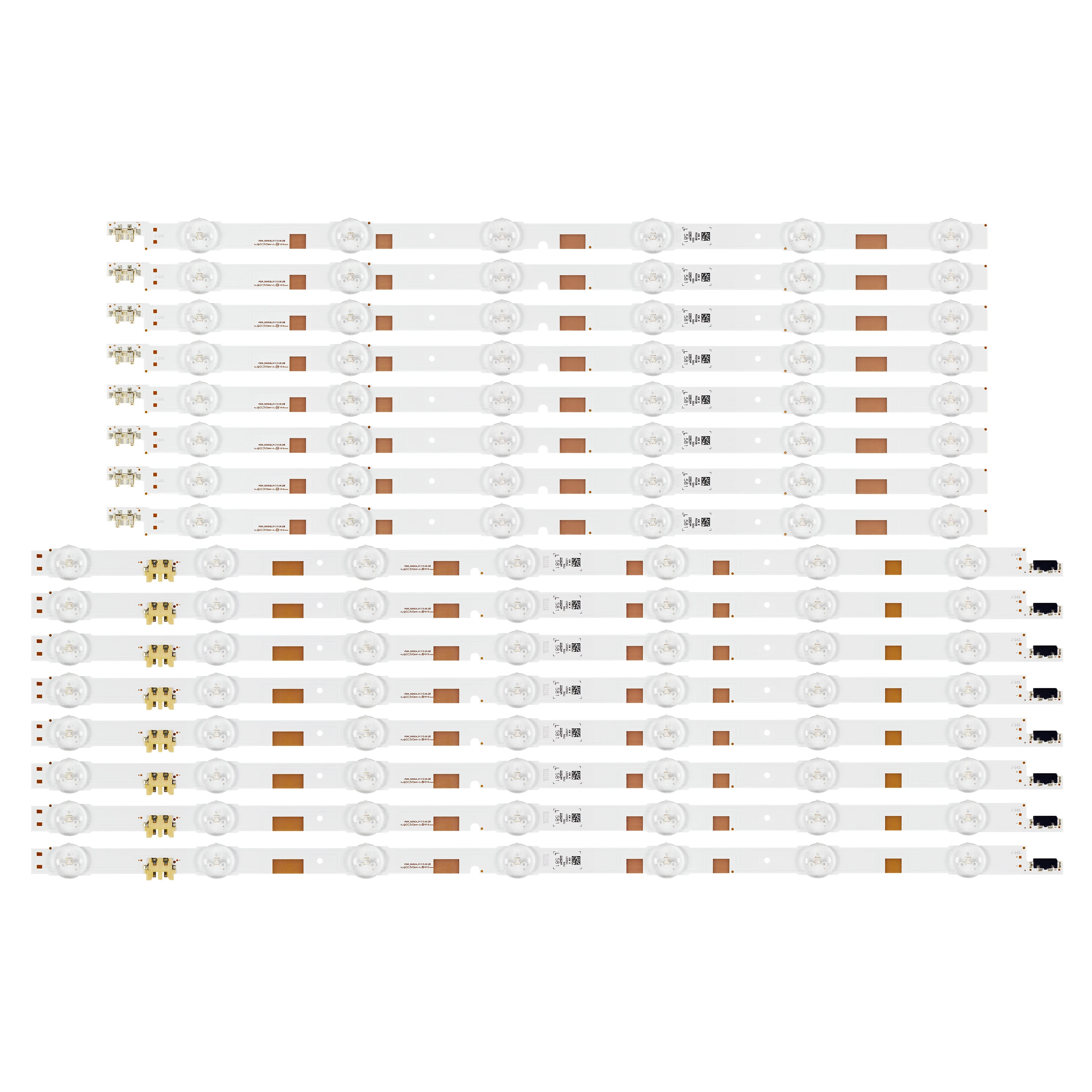 

16 PCS LED backlight strip for Samsung 50JS7200 UE50JU6800 UN50JS7000 BN96-38480A BN96-38479A V5DR_500SCA_R1 V5DR_500SCB_R1