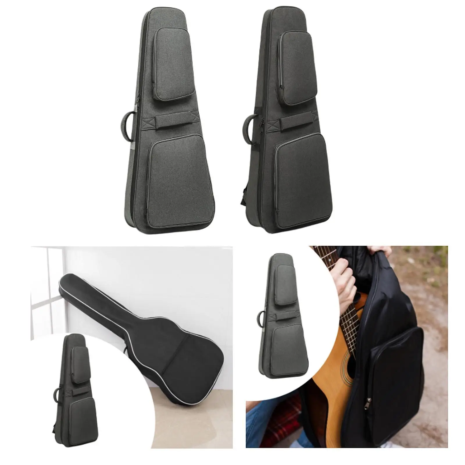 Electric Guitar Bag 40&rdquo;/41&rdquo; Padded Backpack Pocket Accessories