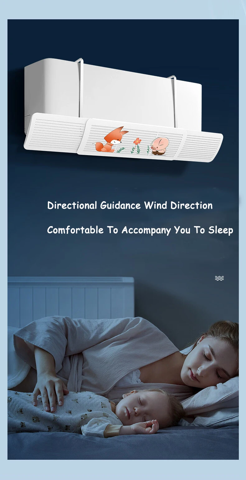 Anti Direct Blow Wind Baffle 3-in-1 Adjustable Air Conditioner ...