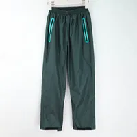 Men's Stormproof Pants Straight Leg Appears Thin Waterproof Double-Layer Thickened Wear-Resistant Breathable Rain Pants Outfits 2