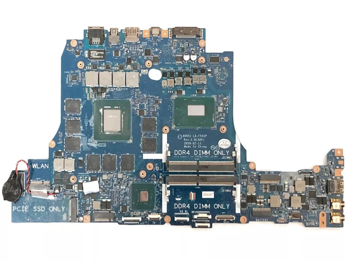 CN-0D3R1D D3R1D For DELL Alienware 15 R4 17 R5 Laptop Motherboard with  I7-8750H CPU GTX1070 8GB GPU DDR51 LA-F551P 100% Full Tes - AliExpress