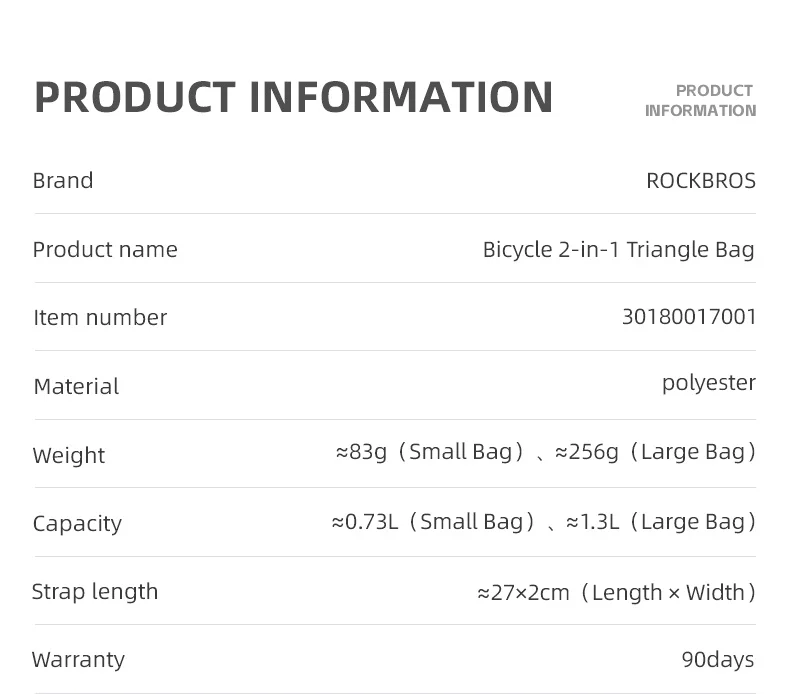 detachable bicycle bag design