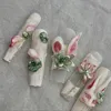 1pc  Cat Ears Rabbit Ears 3D Acrylic Nail Mold Nail Art Decorations Silicone Nail Mold Nail Accessories 5