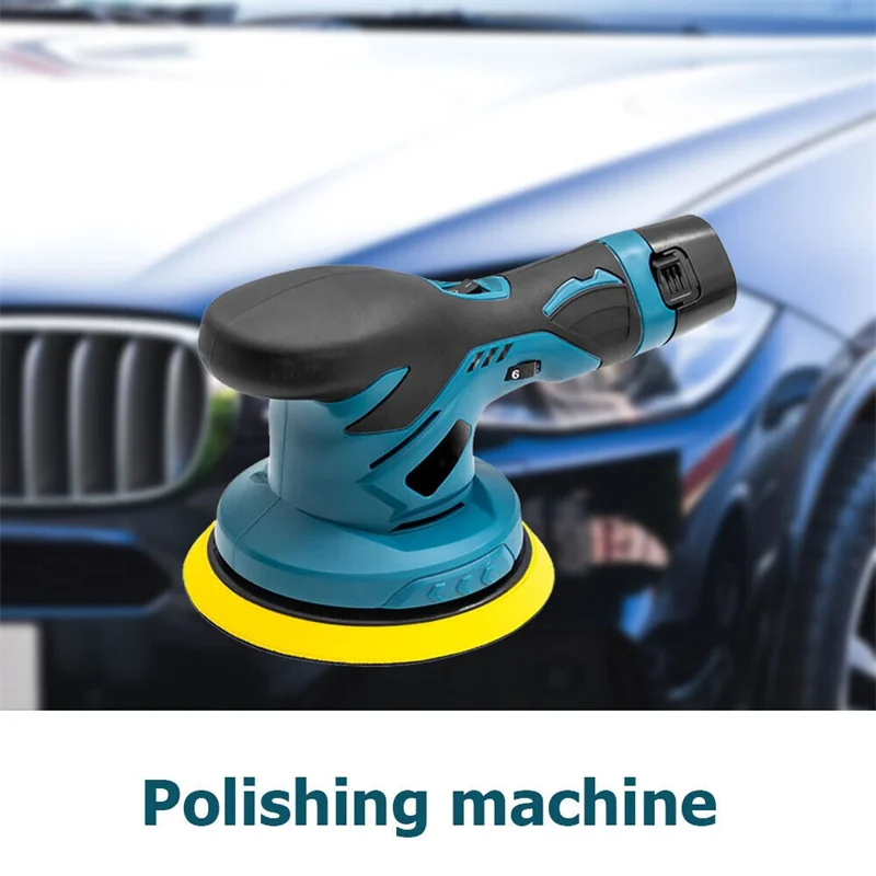 12V Cordless Car Polisher Lithium Battery Wireless Car Beauty Waxing