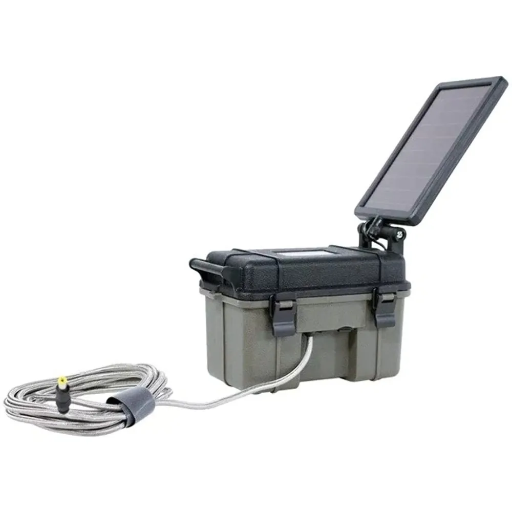 

12vbbslr 12-volt Battery Box With 2-watt Solar Panel GSM12VBBSLR