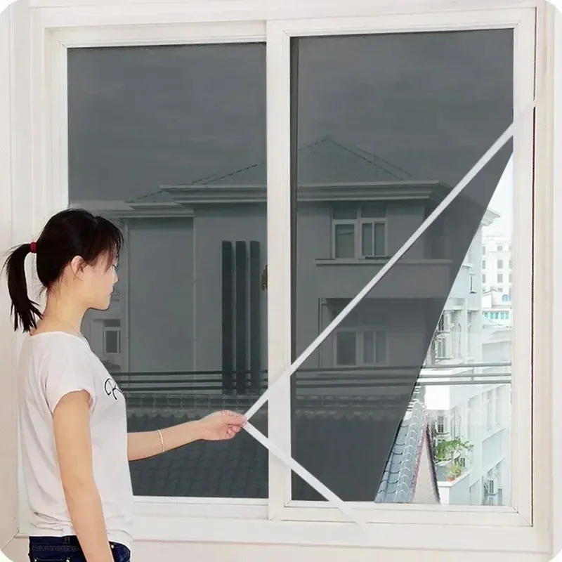 Indoor Insect Fly Screen Curtain Mesh Bug Mosquito Netting Door Window window screen curtain